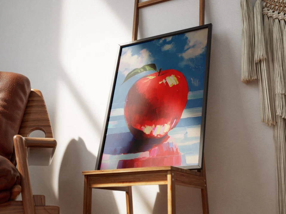 🍎 Sara Cwynar Apple on Sky II Inspired Artwork | Giclee Print 1/25 Sig COA V13 - Image 3 of 4