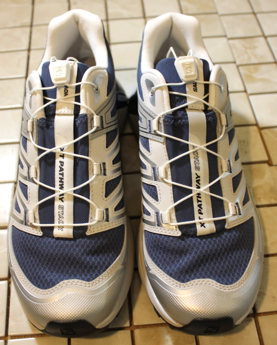 SALOMON  XT-PATHWAY STACK  UNISEX SIZE  9 M MEN  IN BLUE/WHITE/SILVER 455465S image 3