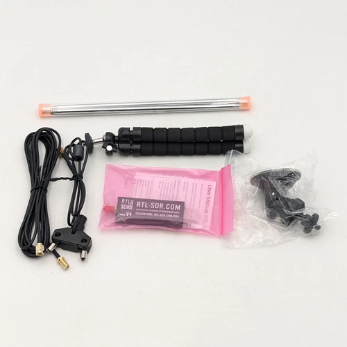 RTL-SDR Blog V4 RTL2832U R828D TCXO BIAS-T HF Software Defined Radio w/ Antenna