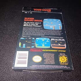 SUPER MARIO BROS OVAL SOQ Rev-A NES CIB Complete In Box STAR CODE PSA Graded 8.0