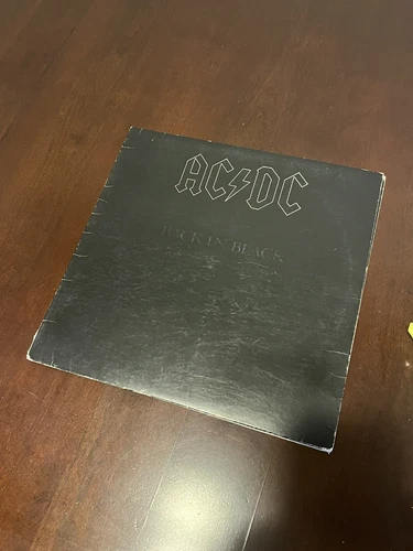 AC/DC Back In Black Vinyl LP - 1980 Atlantic Records - Shook Me All Night! - VG+