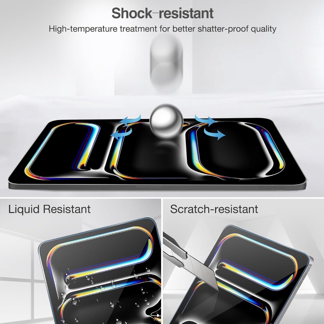 2X Vetro Protettivo Per Apple IPad Air 2024 11&Prime; Pollici