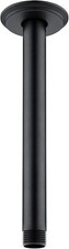 8 Inch Shower Arm and Flange Matte Black, Ceiling Mounted Shower Arm for Rain Sh