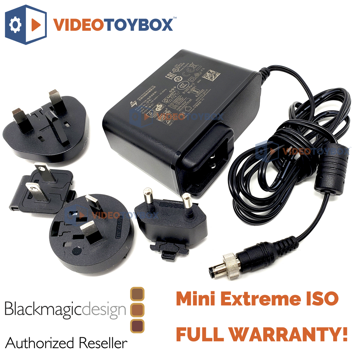 ATEM Mini Extreme ISO キーボード 本体と電源アダプター Blackmagic Design ATEM Mini Extreme ISO Power Supply