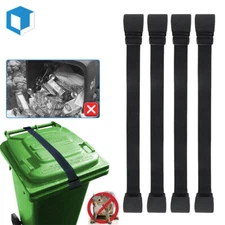 2/4 PCS Trash Can Locks for Animals Raccoon Proof Adjustable Garbage Bin Strap