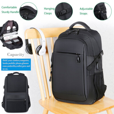 Men Women Laptop Backpack School Travel Computer Bookbag with USB Charging  Port