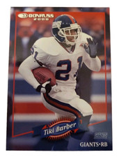 2000 Donruss NFL Football Card #95 Tiki Barber New York Giants (A4