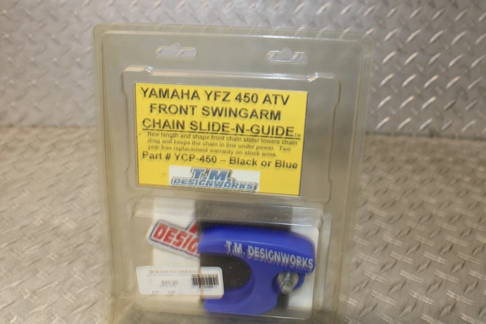 Yamaha YFZ450 / YFZ 450 TM Design Works Chain Guide YCP-450-BU - Image 2 of 4