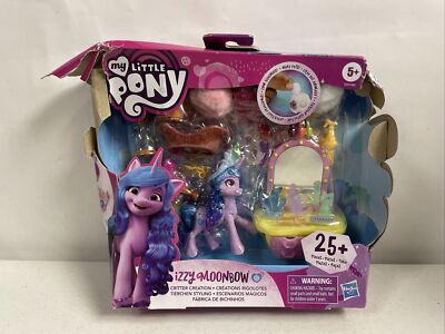 My Little Pony Story Scenes Critter Creation Izzy Moonbow New In Damaged Box
