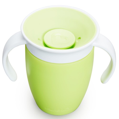 Munchkin Miracle 360° Trainer Sippy Cup with Handles│For 6+ months│207ml│Green - Picture 2 of 8