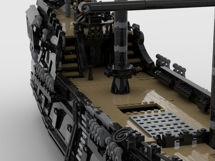LEGO Custom MOC UCS Black Pearl stud.io file, no parts! | eBay