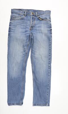 Premium Denim Herren blau Baumwollmischung gerade Jeans Größe 32 in L30 in Regular Bu