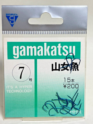 Gamakatsu Yamame #7 Baithook 15pcs Blue