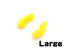 LINEGEAR Replacement Nose Pads for Oakley Juliet - Large - Yellow JU-NP-L-YL 