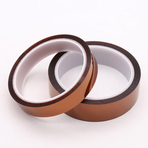 1 rollo de cinta KAPTON de 20 mm cinta adhesiva unilateral poliimida resistente al calor 33 metros - Imagen 2 de 9