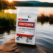 Craftsman 4pc midget Wrench set .Sae/Metric