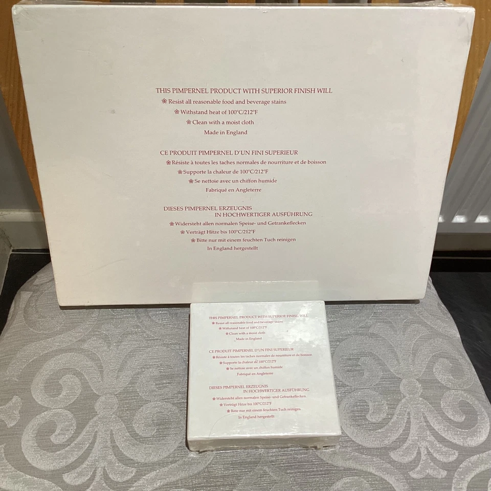 Pimpernel Country Flowers placemats and coasters, new, boxed, never been opened. - Image 2 of 3