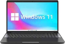 Sgin Laptop Windows 11, 15.6" Laptop 8gb Ram 256gb Ssd Storage - Black - New