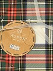 ASPEN Est. 1949 Set of 4 Tartan Plaid Melamine Salad Dessert Snack Plates — photo 2