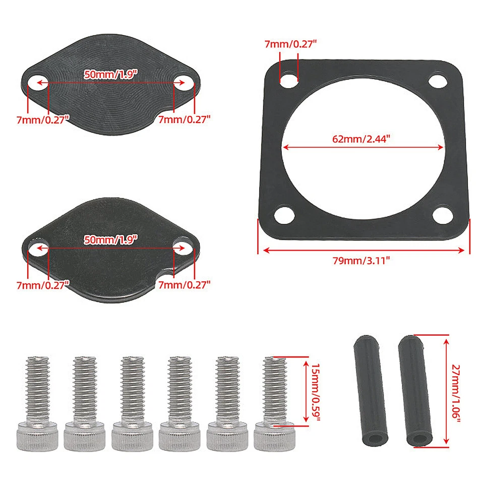 EGR Deleted Valve Blank Kit for Land Rover Defender & Discovery 2 TD5 Engine - Image 4 of 4