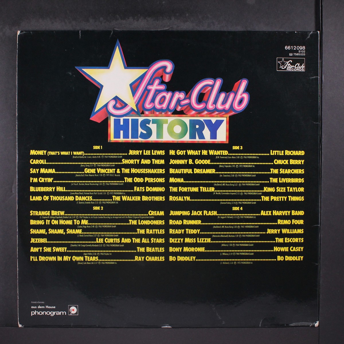 Star-Club： Der bekannteste Beat-Club der Star-Club. Der bekannteste Beat-Club der Welt (13.04.1962