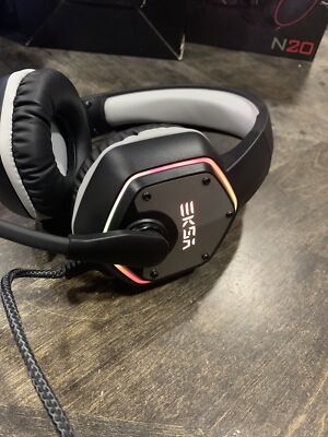EKSA USB Gaming Headset for PC - Computer Headphones with 7.1 Surround Sound 