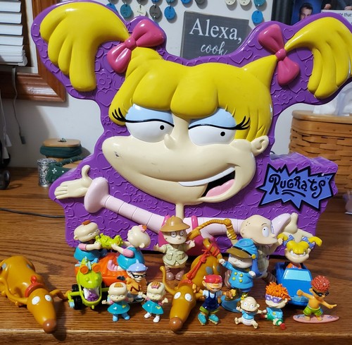 Nickelodeon Rugrats Angelica's Case with lot of Rugrats