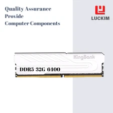 RAM Kingbank Desktop DDR5 Silver 32G 6400 RAM - 32 GB DDR5 6400 MHz CL32 288 pin