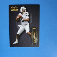 🏈Kaleb Eleby Wild Card Matte Rookie Card QB Black #MB-68 NICE MUST  👀