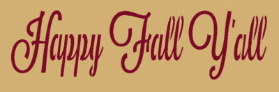Primitive Stencil ~ITEM #6271 A 4''x12''~ Happy Fall Y'all
