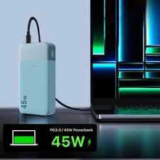 XYGC JUOVI Power Bank Portable Charger,20000mAh 45W PD3.0 QC 4.0