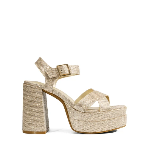 Women Heel Sandals Y2K Platform Chunky Block Ankle Strap Open Toe Party Sandals - Picture 16 of 30