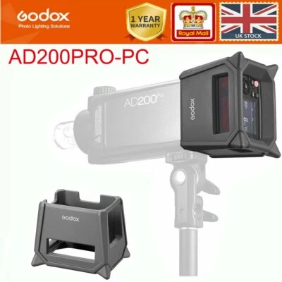 Custodia protettiva parafango silicone UK Godox AD200PRO-PC per flash Godox AD200PRO