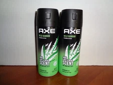 Lot of 2 Axe Wild Bamboo 48H Deodorant Body Spray 4 oz Each