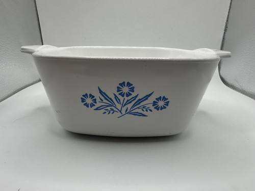 Mini cazuela vintage Corning Ware azul aciano P-43-B EE. UU. pequeña astilla - Imagen 2 de 6