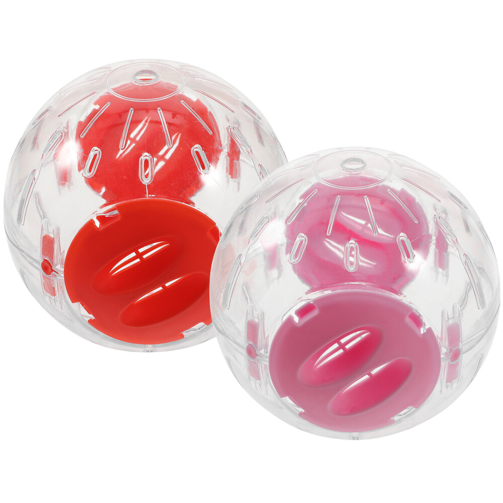 2 Pcs Small Hamster Sports Ball Chinchilla Running Hedgehog Balls