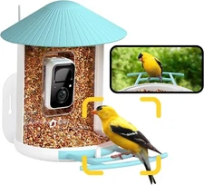 Birdfy Smart Bird Feeder with 1080P Camera & AI Recognition | Outdoor WiFi Cam