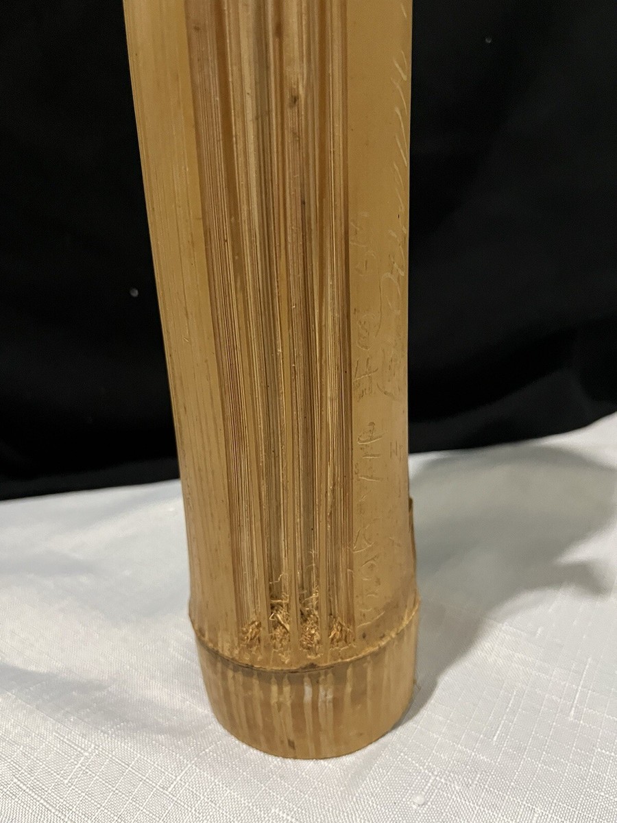 2470❣️ シータル　インド楽器 Jamaican Hand-Carved Hollow Bamboo Tube Zither Primitive