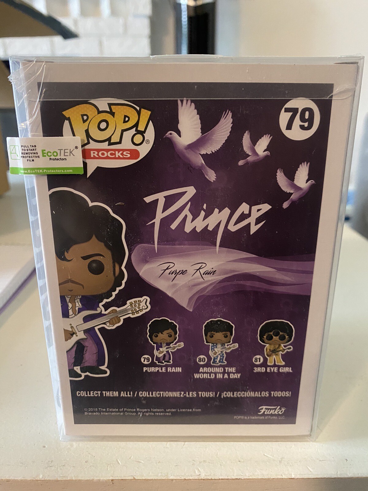 Funko POP! Rocks: Prince - Purple Rain Collectible Figure 79 PURPE MISPRINT