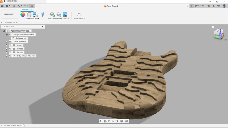 3D Model STL File for CNC Router Laser & 3D Printer Lynch style Burnt tiger - Image 4 of 4