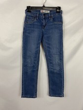 Levi's 511 Boys Size 10 Blue Adjustable Waist Performance Slim Denim Jeans