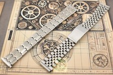 Cinturino in acciaio per Orologio Elastico Tipo jubilee 21/18mm Vintage