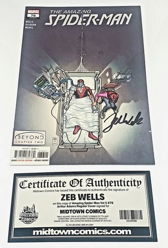 Marvel Comics - Amazing Spider-Man #76 (LGY#877) Signed Zeb Wells Midtown Comics