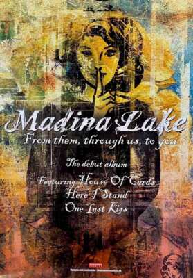 Madina Lake - From Them, through us, to you (Promotional Poster)