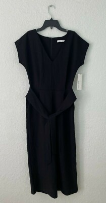 Bishop+Young Womens Wide Leg Jumper Black Size Small