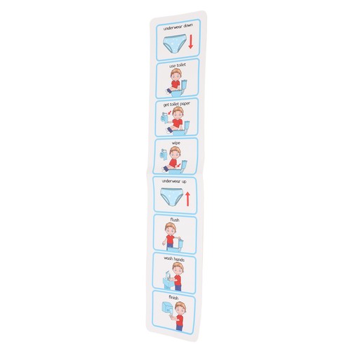 Potty Training Visual Schedule Independent Living Skills Step By Step Visual DP3 - Picture 7 of 24