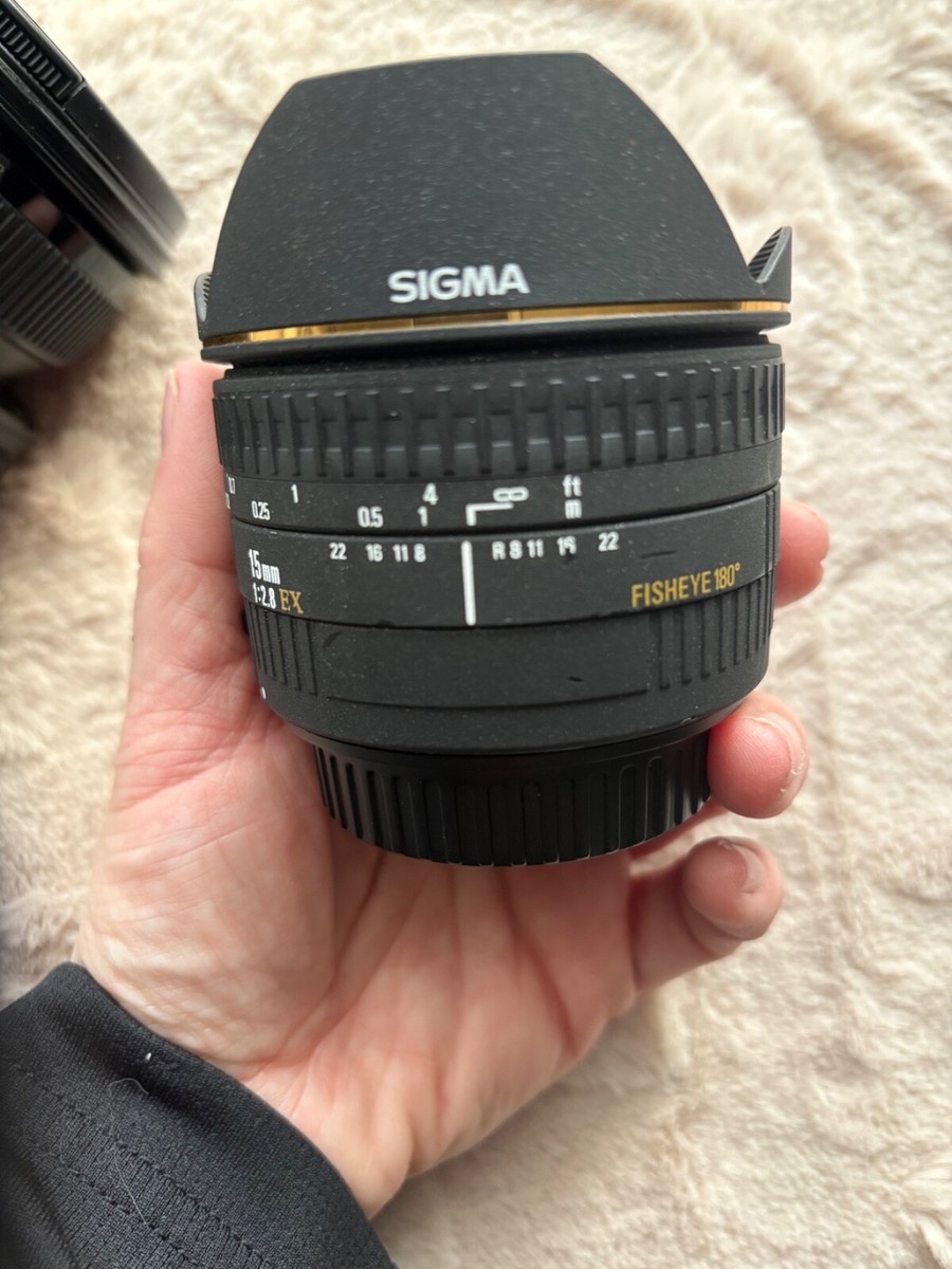 SIGMA 15mm F/2.8 EX FISHEYE Canon EF W/Case From Japan | eBay