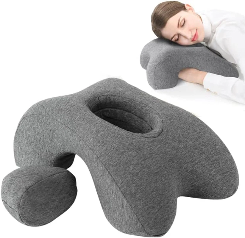 Desk Pillow for Napping Travel Neck Pillow Memory Foam Wedge for