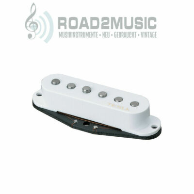 Tesla Pickup Plasma 1 Neck White Tonabnehmer