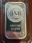 JM Bullion 1 oz Bar .999 Fine Silver Bar in Sealed Packaging